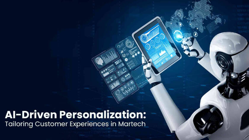 Personalization using AI in digital marketing to suggest products based on user behavior